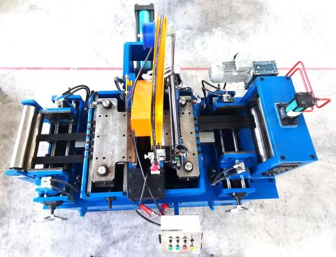 Shear and end welding machine