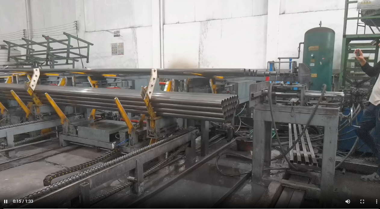 fork arm automatic stacking machine for tube